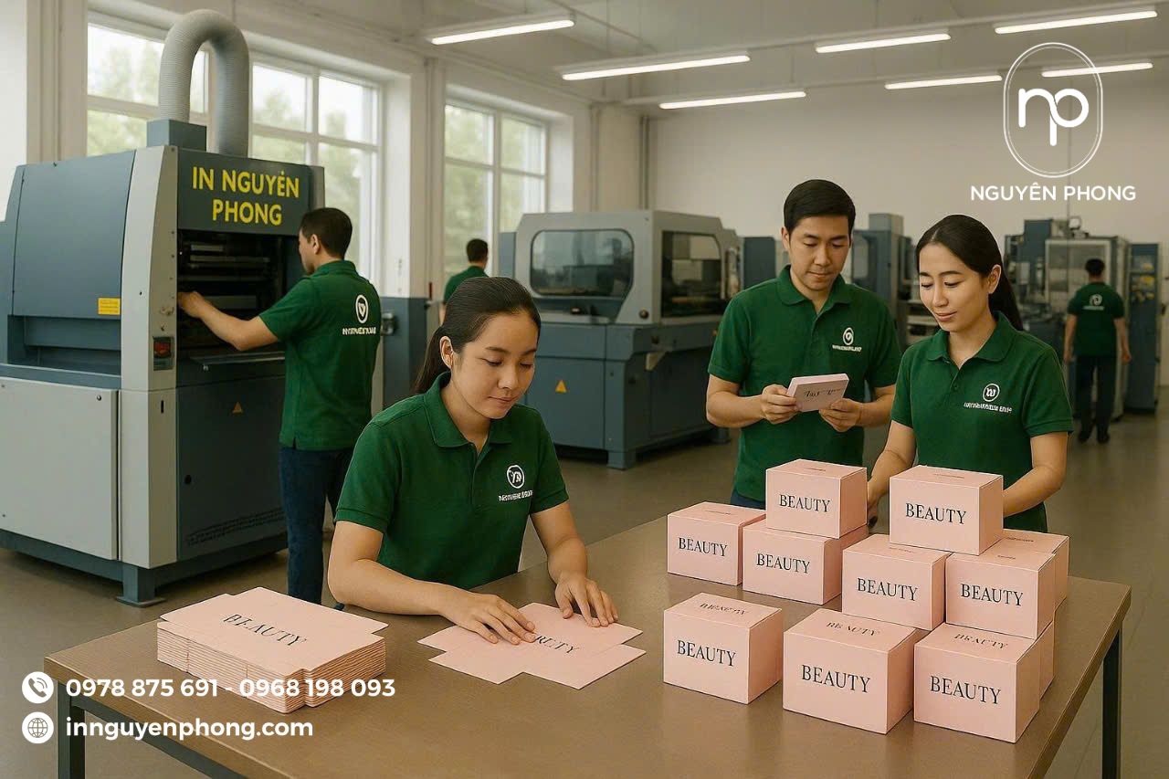 Quy trình in nghiêm ngặt tại Nguyên Phong 